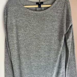 Gray Long Sleeve Sweater